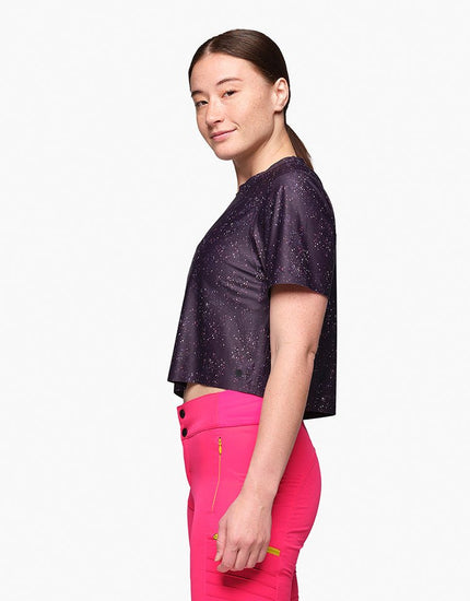 Beyond Tech Boxy Tee : Galaxy Splatter