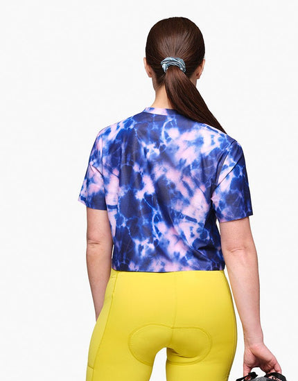 Beyond Tech Boxy Tee : Midnight Tie Dye