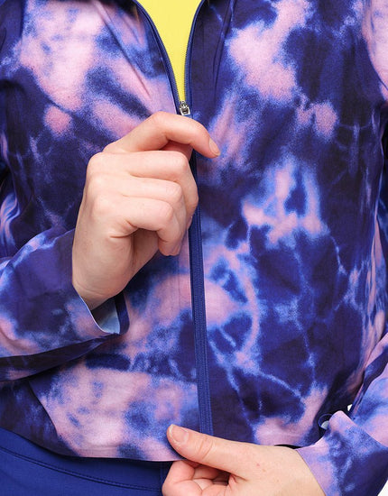 Beyond Tech Jacket : Midnight Tie Dye