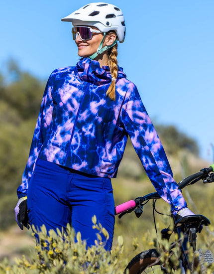 Beyond Tech Jacket : Midnight Tie Dye