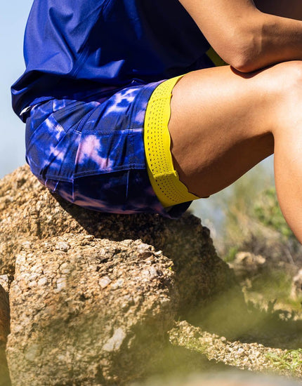 Limitless 7" - Stretch Waistband High-Rise Short : Midnight Tie Dye