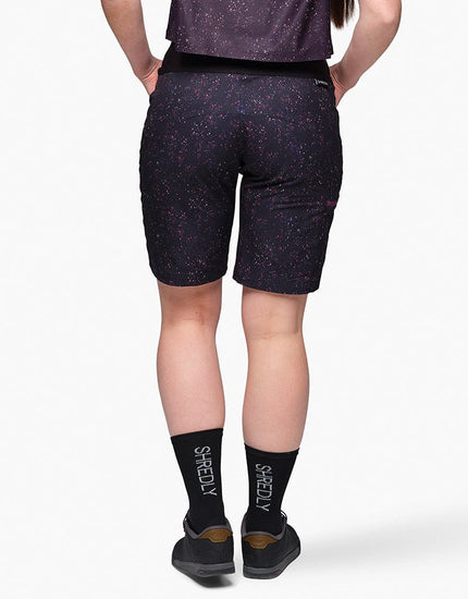 Limitless 11" - Stretch Waistband High-Rise Short : Galaxy Splatter