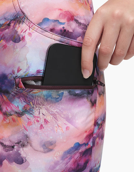 Limitless 11" - Stretch Waistband High-Rise Short : Watercolor