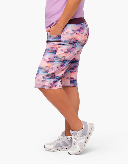 Limitless 14" - Stretch Waistband High-Rise Short : Watercolor
