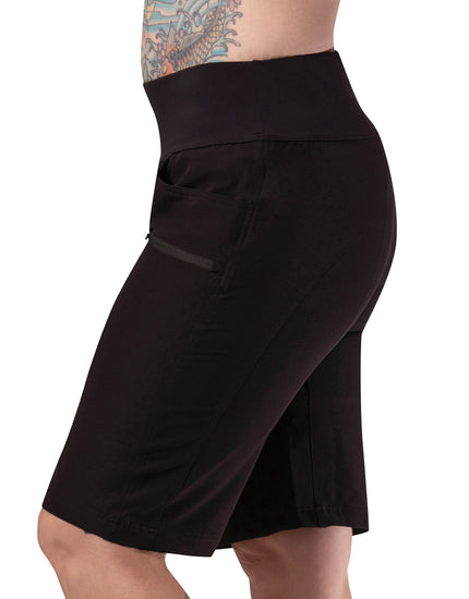 Limitless 11" - Stretch Waistband High-Rise Short : Noir