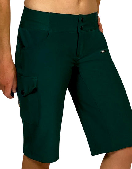 All Time 14" - Zipper Snap Mid-Rise Short : Pine