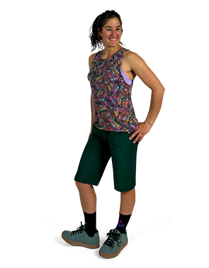 All Time 14" - Zipper Snap Mid-Rise Short : Pine