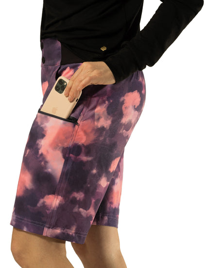 All Time 11" - Zipper Snap Mid-Rise Short : Krisie