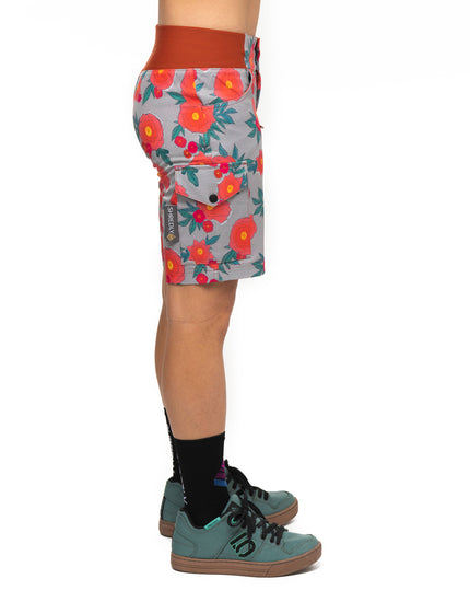 All Time 11" - Zipper Snap Mid-Rise Short : Margie