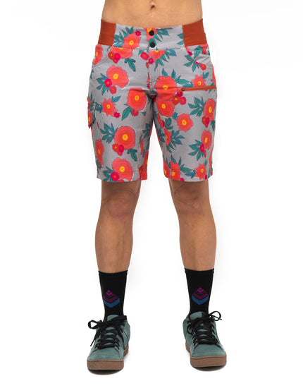 All Time 11" - Zipper Snap Mid-Rise Short : Margie