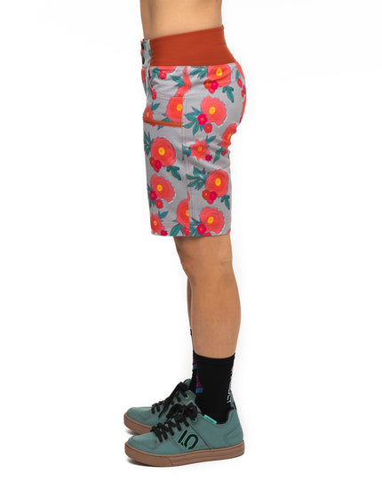 All Time 11" - Zipper Snap Mid-Rise Short : Margie