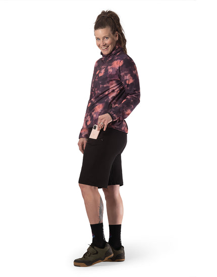 All Time 11" - Zipper Snap Mid-Rise Short : Noir