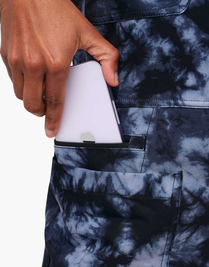 Trail Romper : Graphite Tie Dye