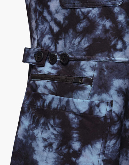 Trail Romper : Graphite Tie Dye