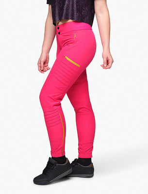 Vented - All Time - Zipper Snap Mid-Rise Pant : Nebula Pink