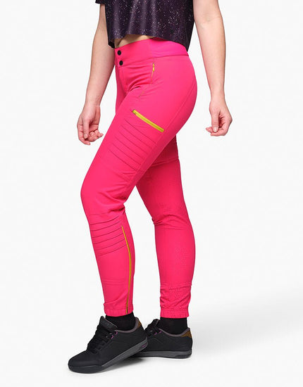 Vented - All Time - Zipper Snap Mid-Rise Pant : Nebula Pink
