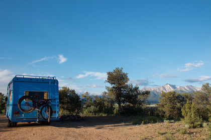 Finding Freedom in a Bright Blue Campervan - SHREDLY