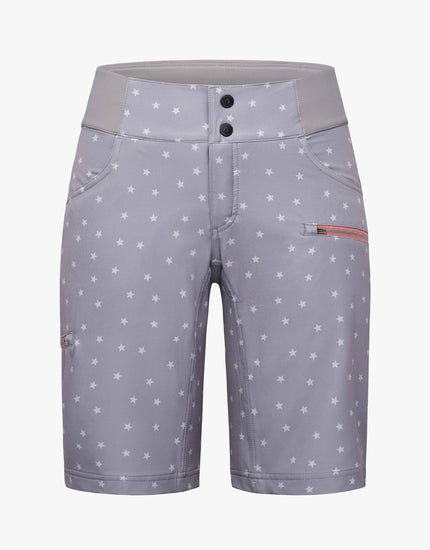 All Time 11" - Zipper Snap Mid-Rise Short : Clay Stars