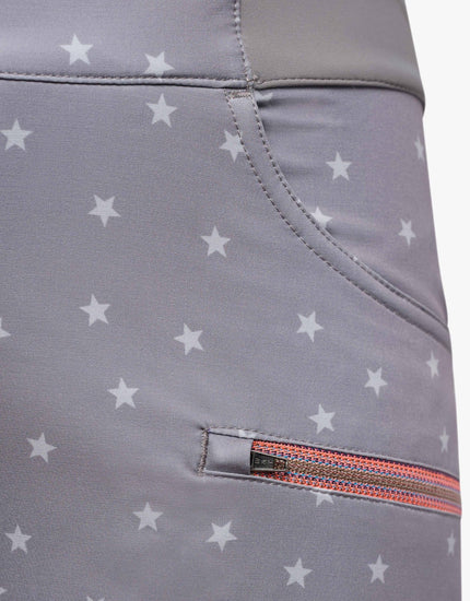 All Time 11" - Zipper Snap Mid-Rise Short : Clay Stars