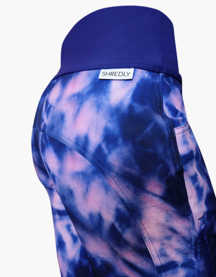 Limitless - Stretch Waistband High-Rise Pant : Midnight Tie Dye