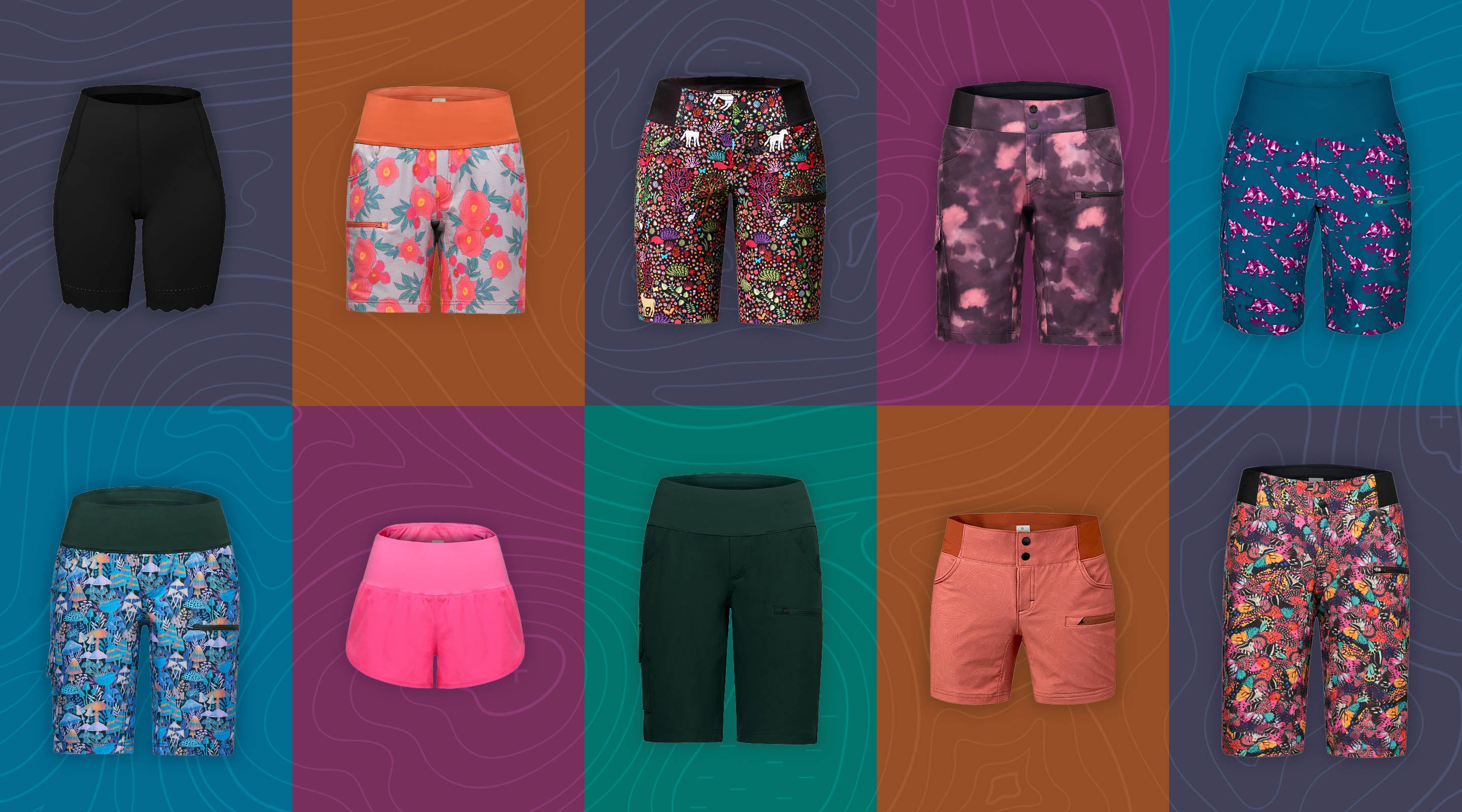 Different styles of shorts eligible for bogo promotion