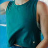 SHREDLY - Cropped Tank : Juniper - image