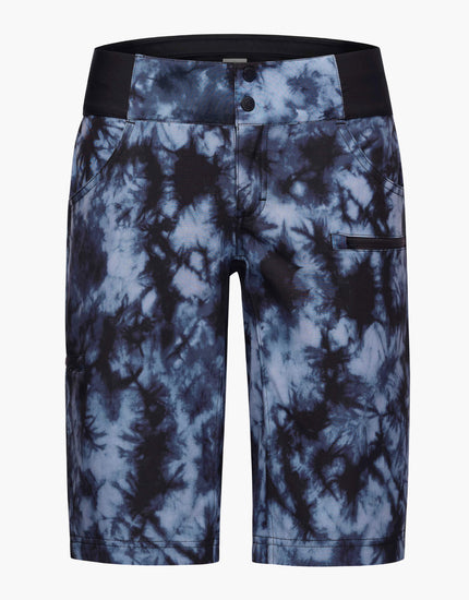 All Time 14" - Zipper Snap Mid-Rise Short : Graphite Tie Dye
