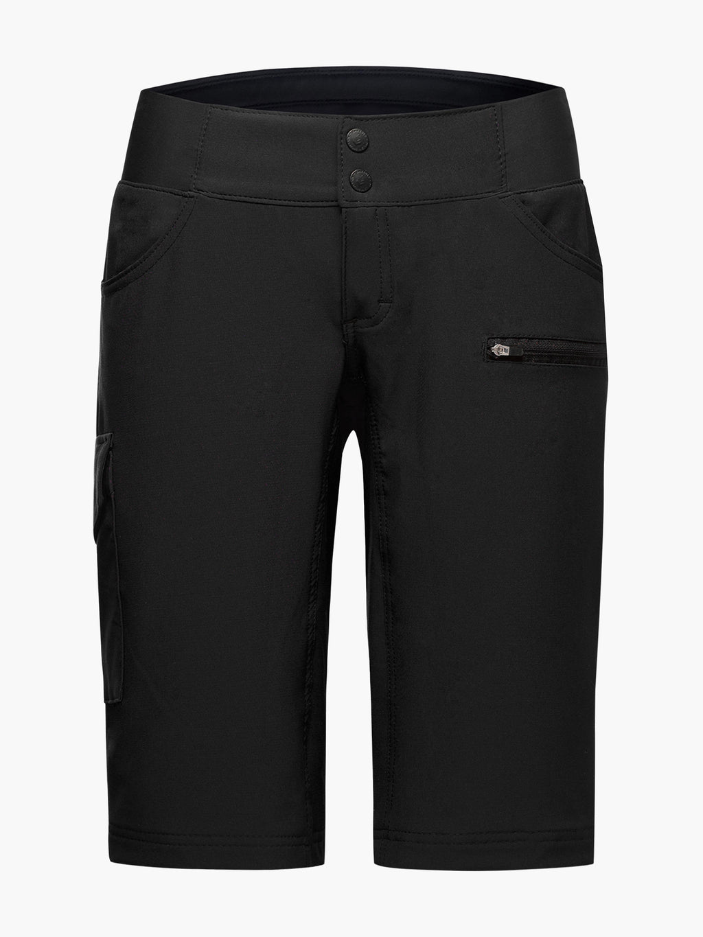 SHREDLY - All Time 14" - Zipper Snap Mid-Rise Short : Noir - image