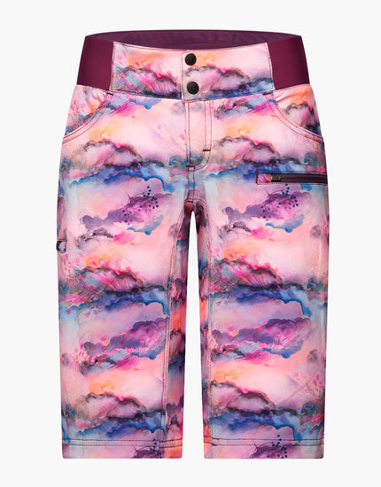 All Time 14" - Zipper Snap Mid-Rise Short : Watercolor