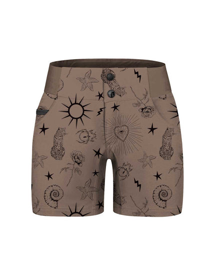 All Time 5" - Zipper Snap Mid-Rise Short : Ink