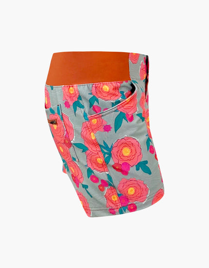 All Time 5" - Zipper Snap Mid-Rise Short : Margie-All Time 5" Short
