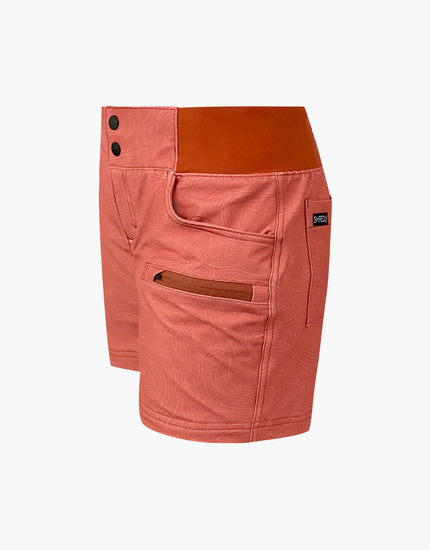All Time 5" - Zipper Snap Mid-Rise Short : Topo