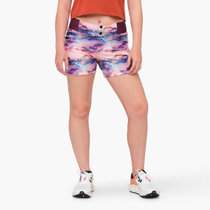 SHREDLY - All Time 5" - Zipper Snap Mid-Rise Short : Watercolor - image