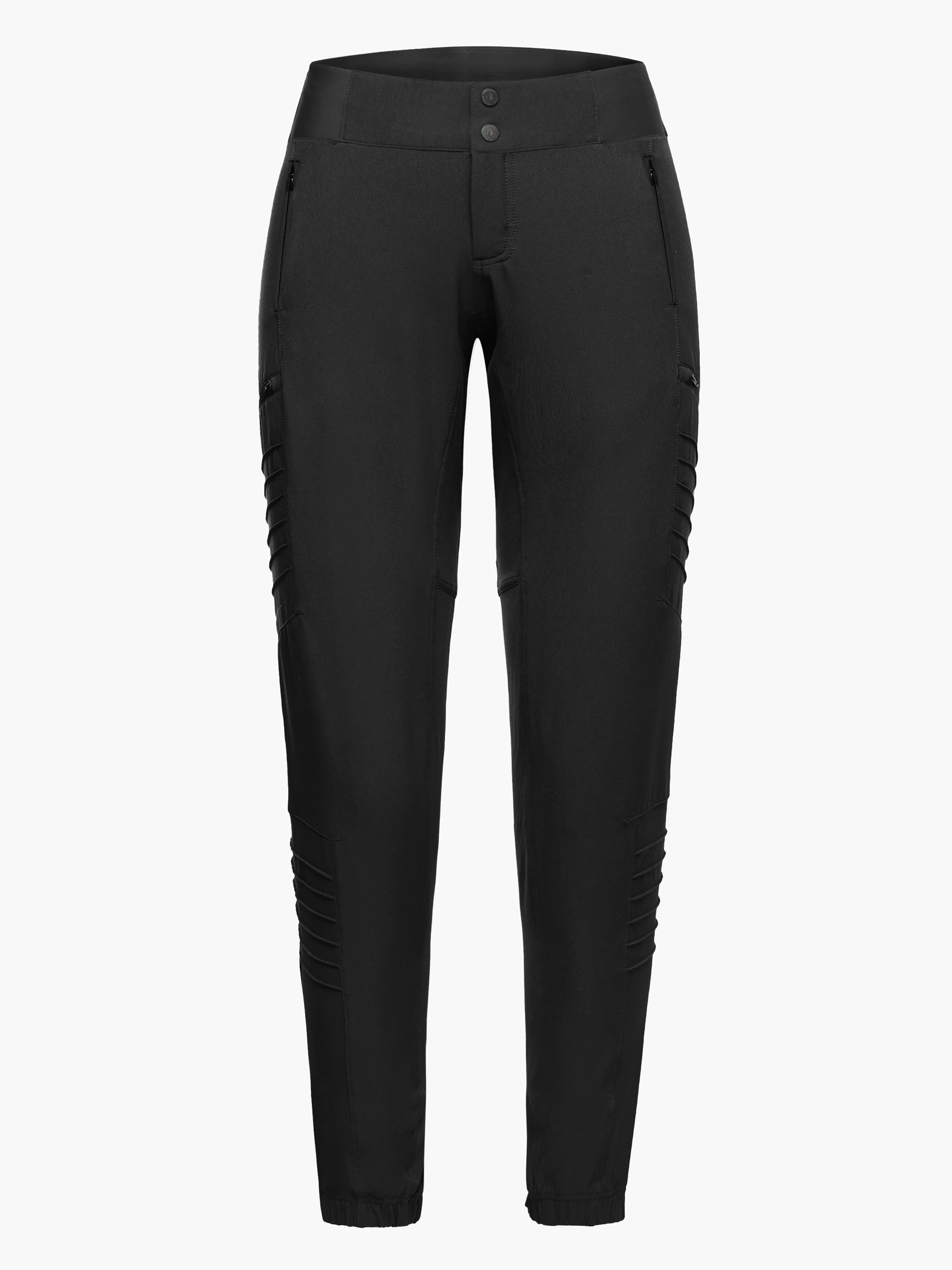 SHOOP SNAP ZIPPER NYLON PANTS – BLACK Vented - All Time - Zipper Snap Mid-Rise Pant : Noir