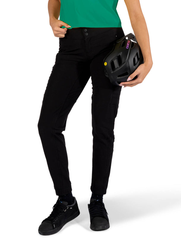 Vented - All Time - Zipper Snap Mid-Rise Pant : Noir