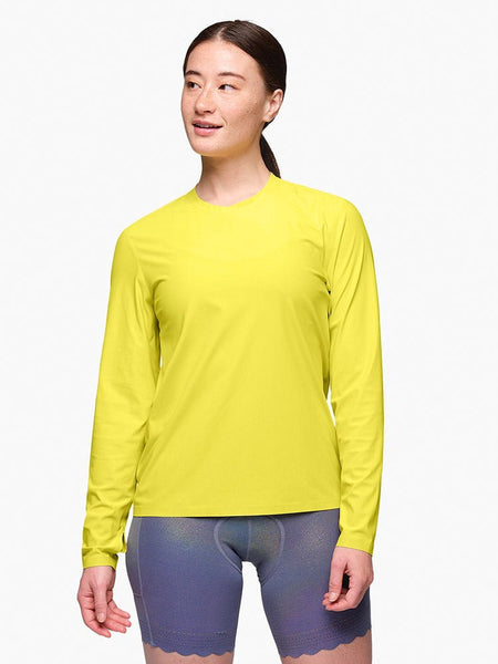 Beyond Tech Long Sleeve : Citron - Women's | SHREDLY