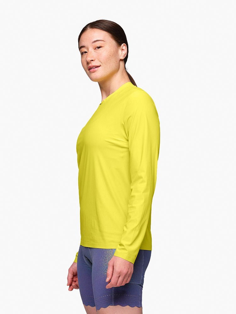 Beyond Tech Long Sleeve : Citron - Women's | SHREDLY