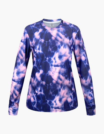 Beyond Tech Long Sleeve : Midnight Tie Dye