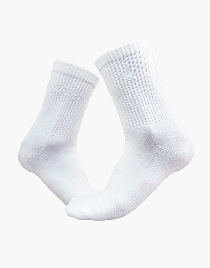 Dad Socks : White