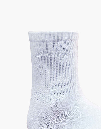 Dad Socks : White