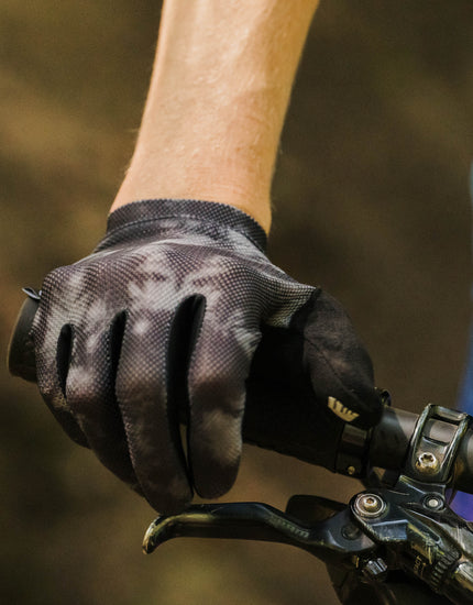 Glove : Graphite Tie Dye-Bicycle Gloves