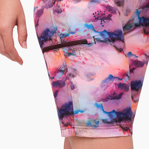 SHREDLY - Limitless 11" - Stretch Waistband High-Rise Short : Watercolor - image
