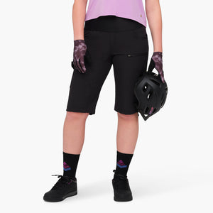 SHREDLY - Limitless 14" - Stretch Waistband High-Rise Short : Noir - image