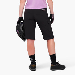 SHREDLY - Limitless 14" - Stretch Waistband High-Rise Short : Noir - image
