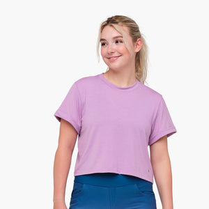 SHREDLY - Cropped Tee : Wisteria - image