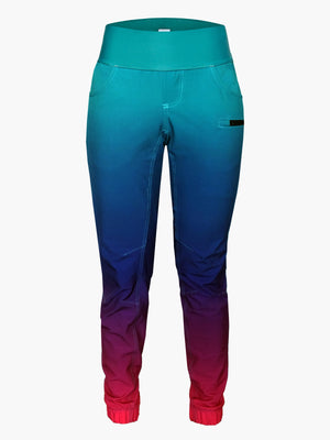 SHREDLY - Limitless - Stretch Waistband High-Rise Pant : Rainbow Ombre - image