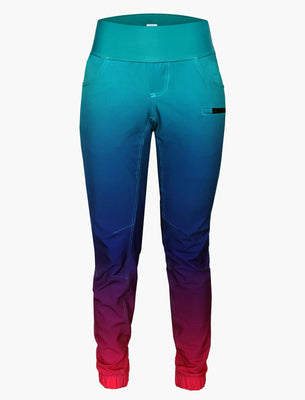 Limitless - Stretch Waistband High-Rise Pant : Rainbow Ombre-Pants