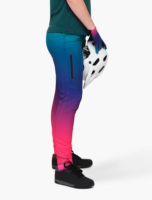 Limitless - Stretch Waistband High-Rise Pant : Rainbow Ombre-Pants