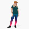 SHREDLY - Limitless - Stretch Waistband High-Rise Pant : Rainbow Ombre - image