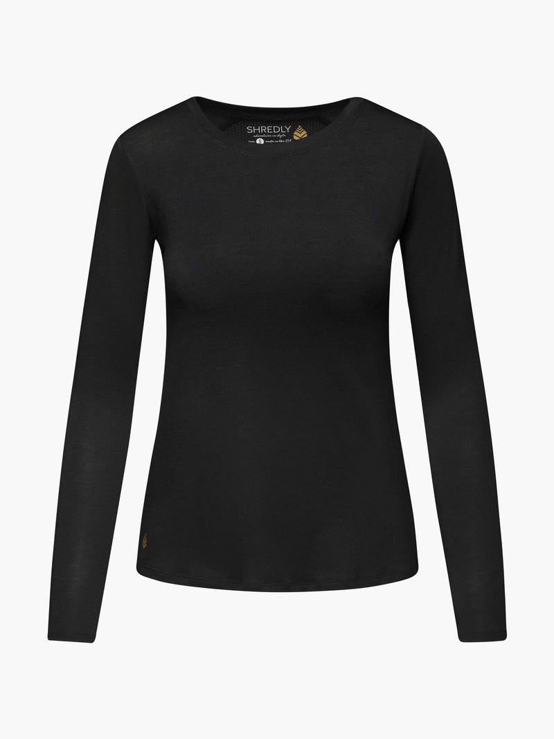 SHREDLY - Long Sleeve : Black - image